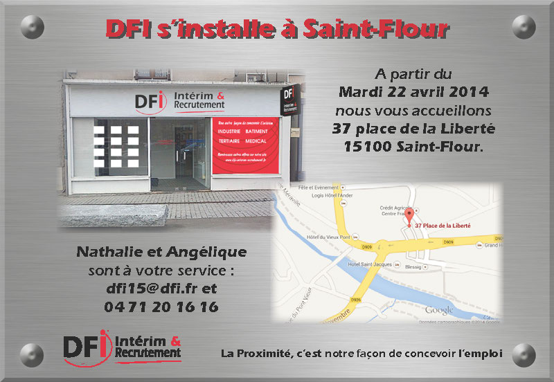 Ouverture Agence Saint Flour DFI